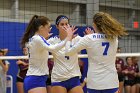 VB vs RIC  Wheaton Women's Volleyball vs Rhode Island College. - Photo by Keith Nordstrom : Wheaton, Volleyball, VB